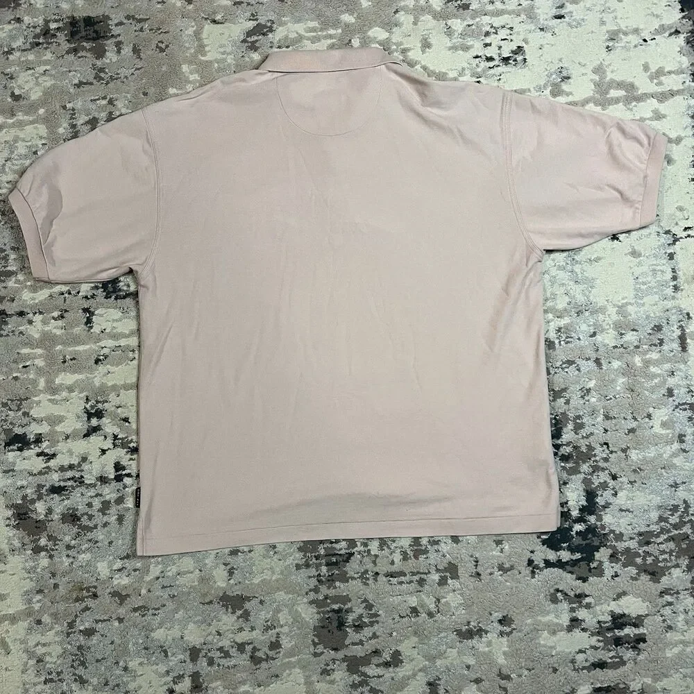 Vintage Nike Golf Dri-FIT Polo Shirt XL Pink Y2K Tiger Era Cotton Blend Swoosh